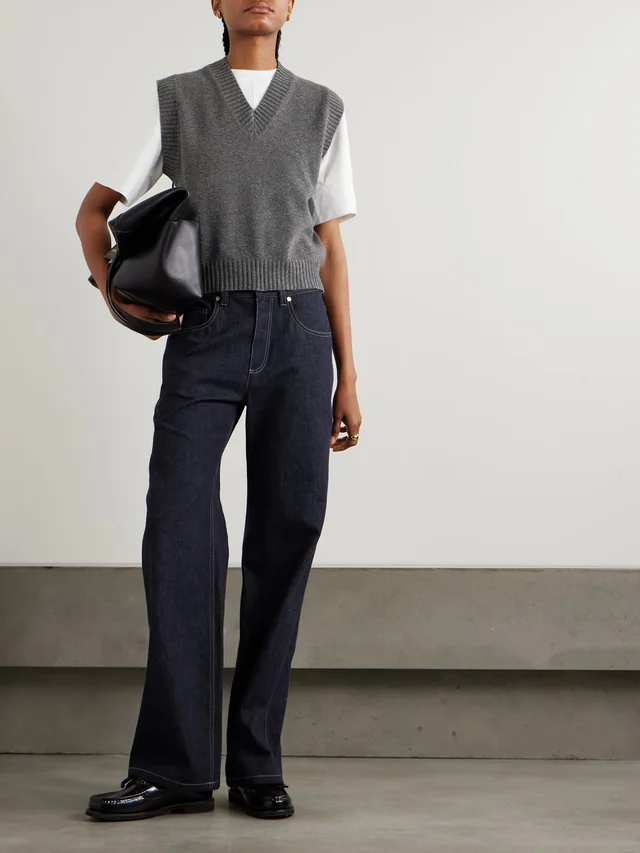 BRUNELLO CUCINELLI Cashmere vest in Grey, photo 2 of 2 from NET-A-PORTER (Canada)