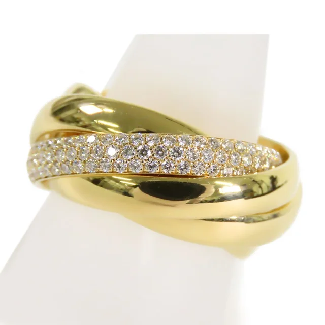 Tiffany & Co. Paloma Melody Band Ring Yellow Gold 18K Diamond in Yellow from The Reluxe