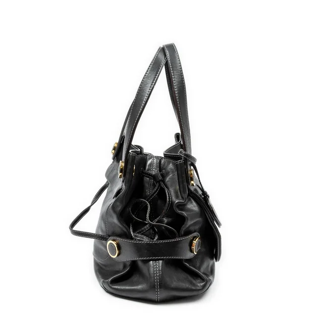 Loewe Pockets Top Handle Tote Bag Black Calfskin Leather in Black Calfskin from The Reluxe, photo 2 of 2