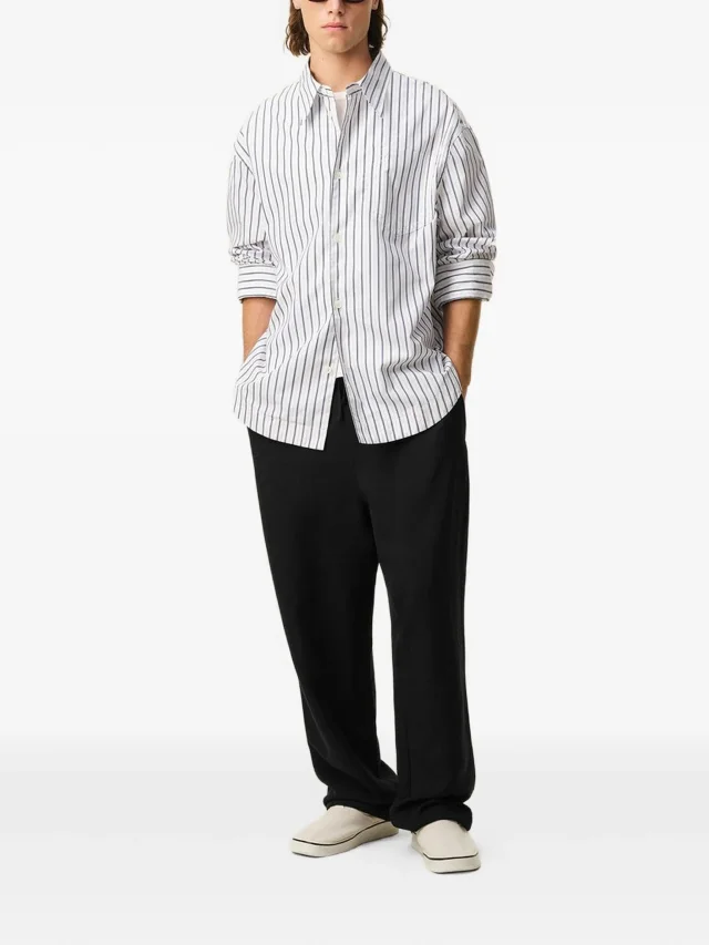 AMI Paris blended linen elasticated waist trousers, photo 2 of 2 from FARFETCH