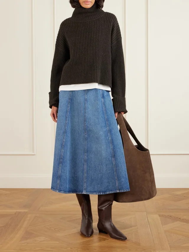 A.EMERY Timms suede tote - dark brown - One Size in Brown 100% Leather, photo 2 of 5 from NET-A-PORTER (Canada)