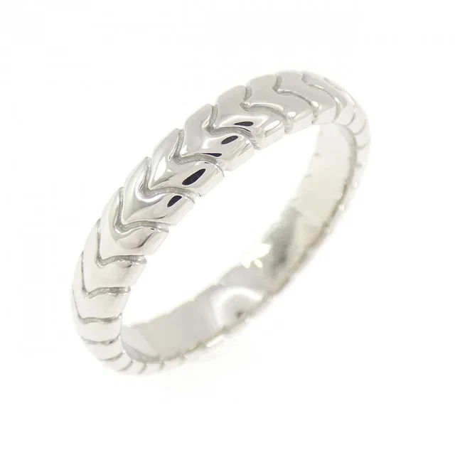 Bvlgari Spiga Ring Silver in Silver from The Reluxe
