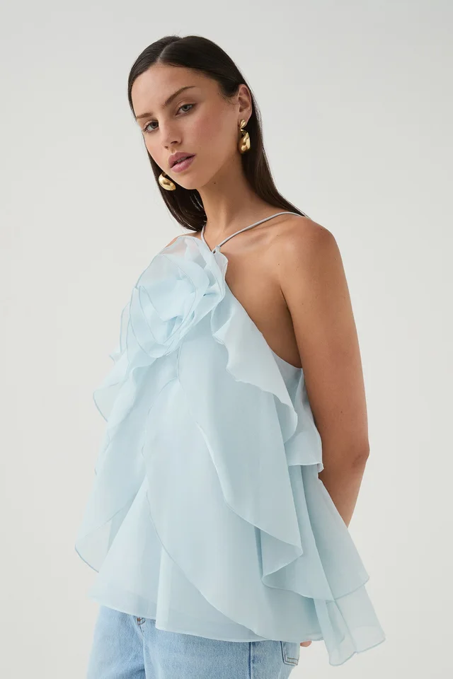AJE Pandorea Layered Top in Blue from Aje, photo 1 of 1