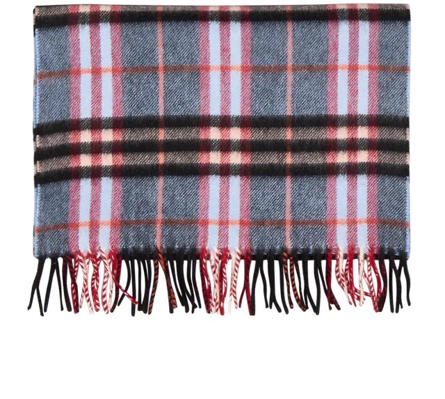 Burberry Check Scarf in Black Cashmere from Designer Exchange