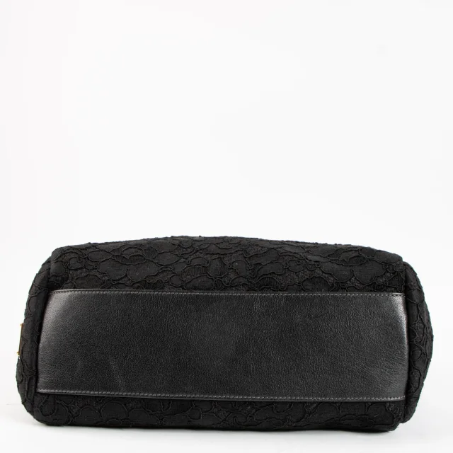 Dolce & Gabbana Black Lace Large Sicily Bag in Black from Labellov, photo 6 of 8