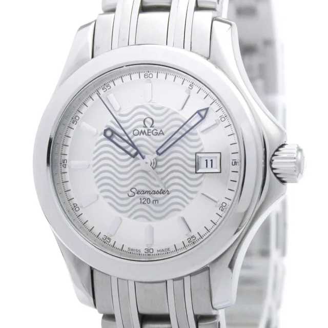 Omega Seamaster 120M Steel Quartz Ladies Watch 2571.31 Polished in Silver from Elady
