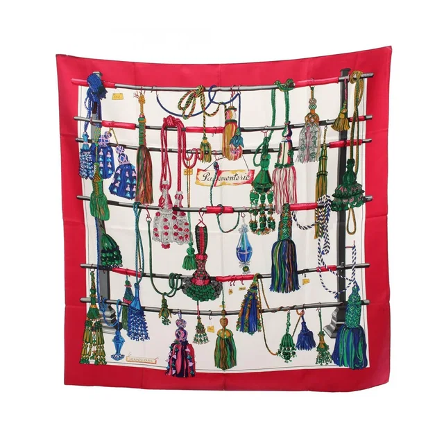 Hermès Scarf Carre 90 Pasementerie Silk in Silk from The Reluxe