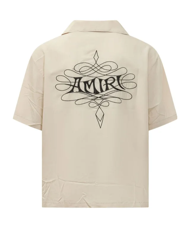 Amiri logo-print camp-collar shirt, photo 2 of 6 from SENSER