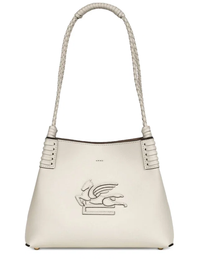 Etro Libra Shoulder Bag — White Leather in White Leather from HEWI
