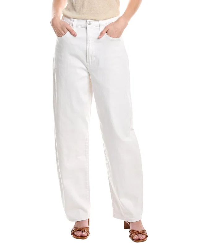 HUDSON Jeans Barrel White Barrel Jean, image 1 of 1 from Rue La La