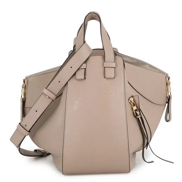 Loewe Hammock Shoulder Bag Beige387.30.S35 Leather Size Small in Leather from GALLERY RARE