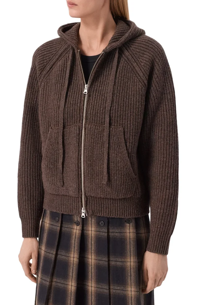 Dunst Hooded Zip-Up Cardigan, photo 2 of 5 from SENSER