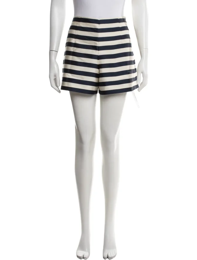 Moncler Striped Mini Shorts in blue from The RealReal