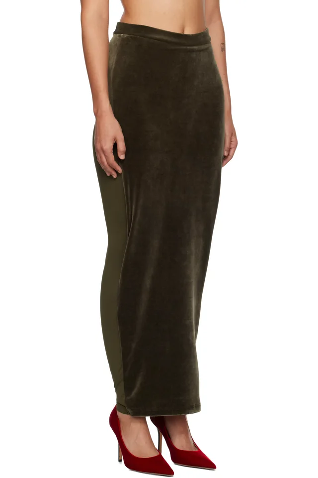Pushbutton Khaki Hybrid Skort, photo 2 of 3 from SSENSE