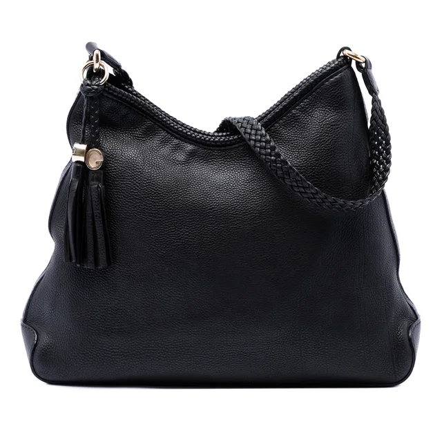 Black Gucci Calfskin Marrakech Shoulder Bag in Black Calfskin from Designer Revival, photo 1 of 1