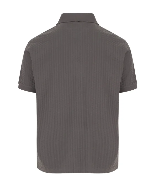 Emporio Armani US Exclusive jacquard jersey polo shirt, photo 2 of 3 from SENSER