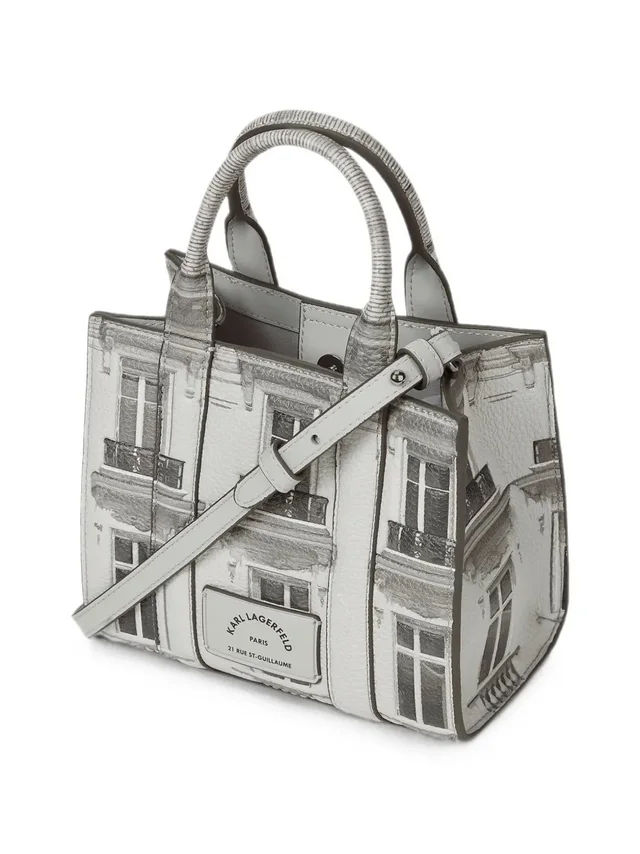 Karl Lagerfeld Rue St-Guillaume Mini Tote Bag, photo 2 of 5 from SENSER