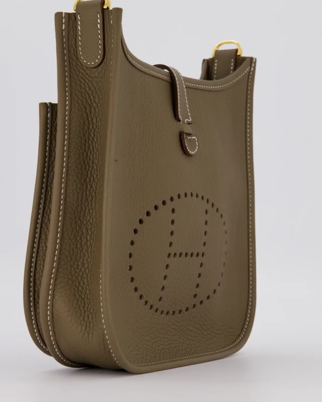 Hermès Evelyne III 23 Bag in Taupe Clemence leather from Sellier, photo 11 of 19
