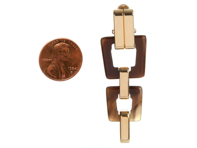 Hermès Horn Etrivière Earrings from Ann's Fabulous Finds, photo 6 of 6