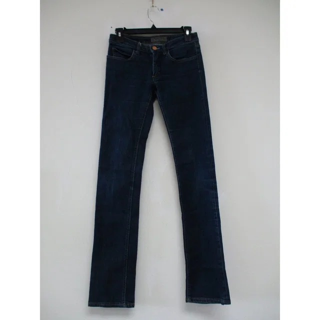 Acne Studios Vintage Hep Raw Skinny Jeans Womens 28x33 Blue Dark Italy Stretch in blue from Poshmark