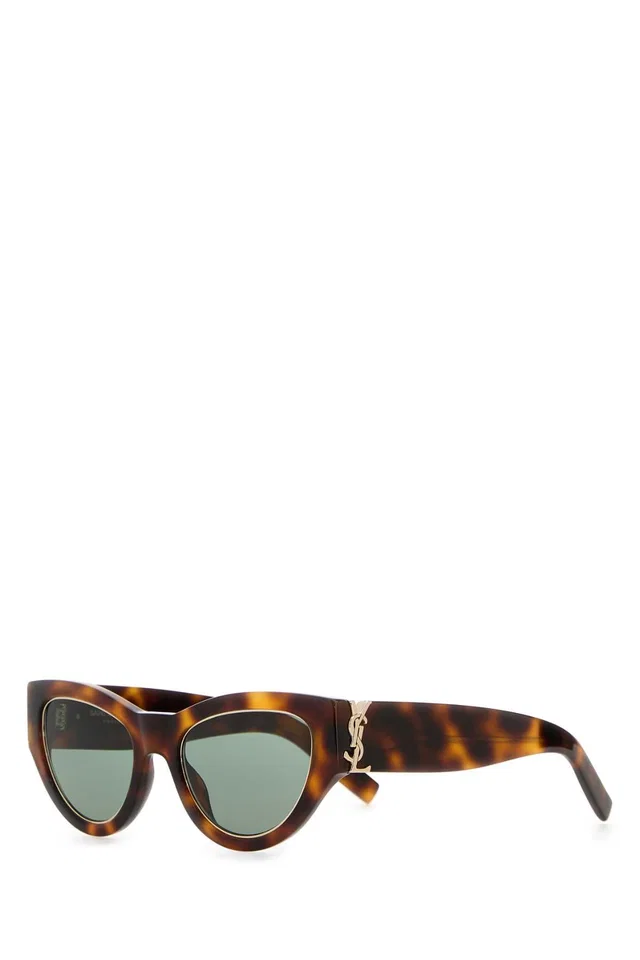 Saint Laurent Sl Printed Tortoiseshell Acetate Sunglasses — Brown Exterior in Brown from HEWI