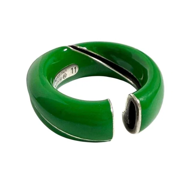 Bottega Veneta Green Ring in green from Poshmark