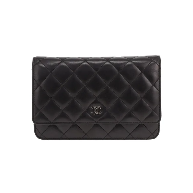 Chanel ‘Wallet on Chain’ shoulder bag in Black Leather from Collector Square, photo 2 of 5