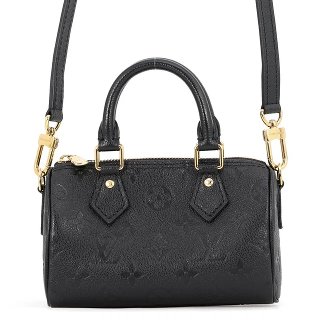 Louis Vuitton Nano Speedy NoirM82450 Monogram Empreinte Leather in Leather from GALLERY RARE