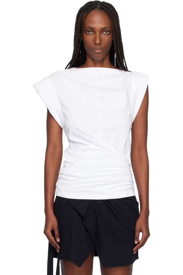 Isabel Marant White Maisan T-shirt from SSENSE, photo 1 of 1