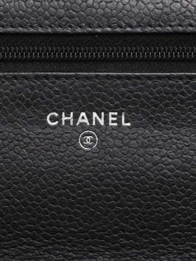 Chanel Black 2016 caviar Wallet-on-Chain in Black Caviar leather from Sign of the Times, photo 10 of 14