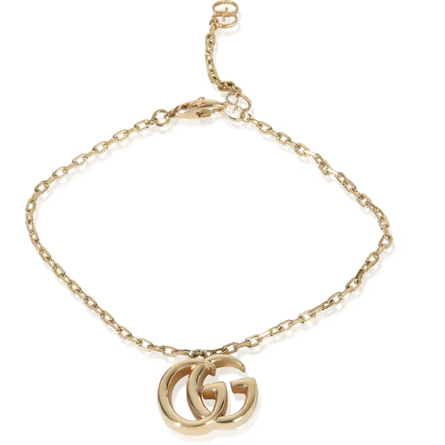Gucci Yellow Gold Gg Marmont Charm Bracelet 18k in Yellow from HEWI