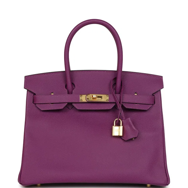 Hermès Birkin 30 Anemone Epsom Gold Hardware in Epsom leather from Madison Avenue Couture