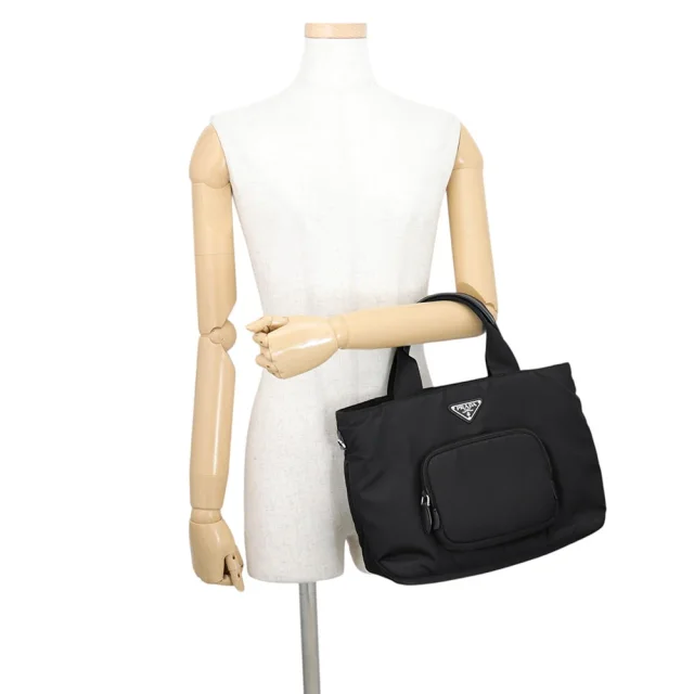 Prada Re-Nylon 2WAYHandbag Black1BG354_RV44_F0002_V_B1M Nylon in Nylon from GALLERY RARE, photo 4 of 14