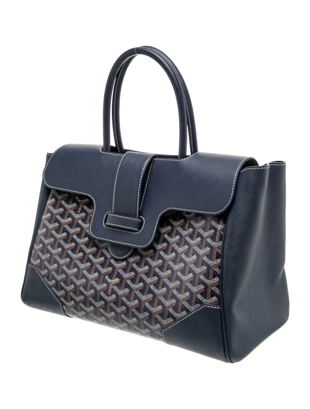 Goyard Goyardine Saigon 2024 in blue Canvas from The RealReal, photo 3 of 6