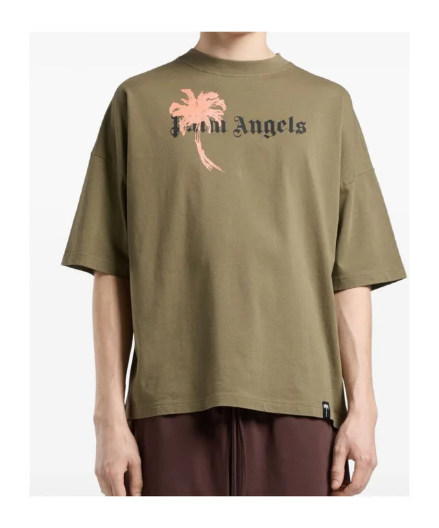 Palm Angels Crew-neck printed T-shirt, photo 2 of 3 from SENSER