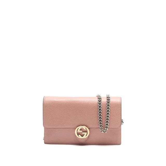 Gucci Interlocking G Wallet on Chain Bag in Leather from A Retro Tale