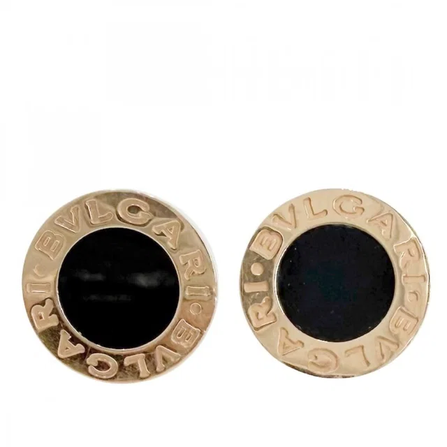 Bvlgari 18k Gold Onyx Earrings in gold from Poshmark