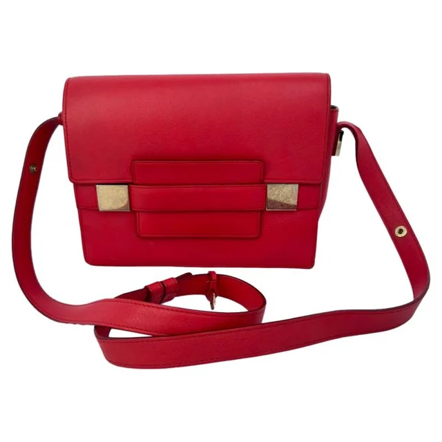 Delvaux Mini Madame Crossbody Bag in red Leather from Poshmark, photo 8 of 10