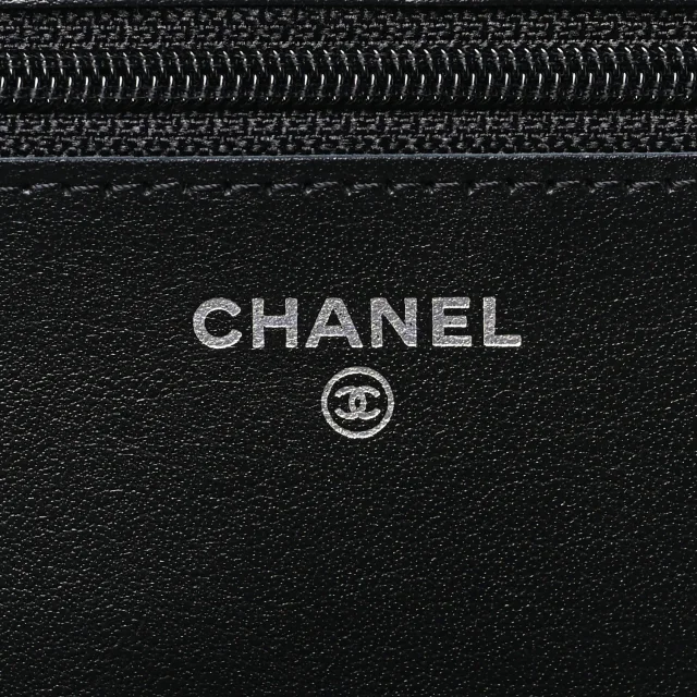 Chanel Aged Calfskin Quilted Reissue Wallet On Chain WOC So Black in Black Calfskin from FASHIONPHILE, photo 6 of 12
