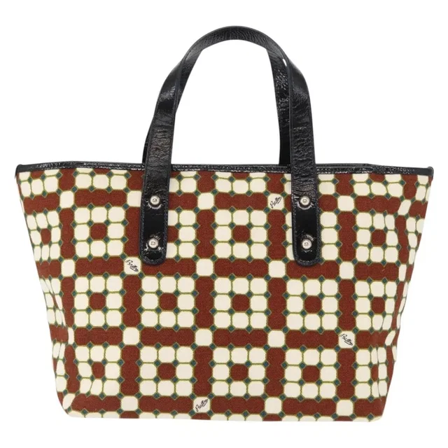 Bally Vintage Canvas Brown Bag in Brown Canvas from HEWI