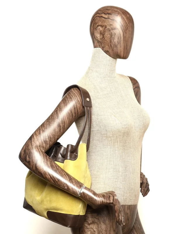 Burberry Drawstring Bucket Bag in Suede from A Retro Tale, photo 10 of 10