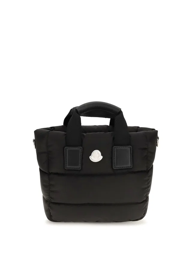 Moncler Caradoc Shoulder Bag — Black Nylon in Black Nylon from HEWI