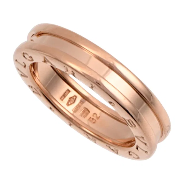 Bvlgari 18K B.zero1 Ring #52 Pink Gold in Pink from VINTAGE QOO TOKYO