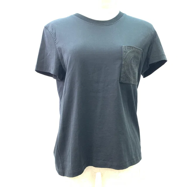 Hermès Cotton Pocket T-Shirt In Black in Black from Luxury Promise