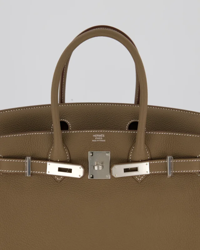 Hermès Birkin 30 Retourne Bag in Taupe Togo leather from Sellier, photo 15 of 20