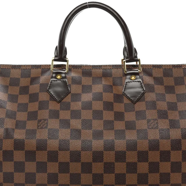 Louis Vuitton Damier Ebene Speedy 35 in Brown Coated canvas from FASHIONPHILE, photo 8 of 12
