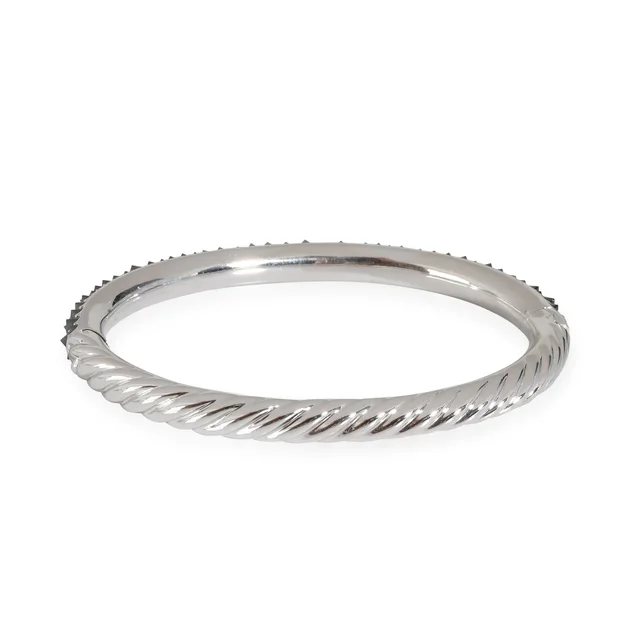 David Yurman White Gold Diamond Reverse Set Bracelet 18k in White from HEWI, photo 2 of 2