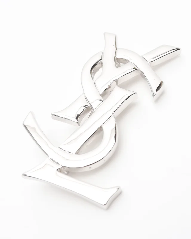 Saint Laurent Logo Brooch from A Retro Tale, photo 3 of 3