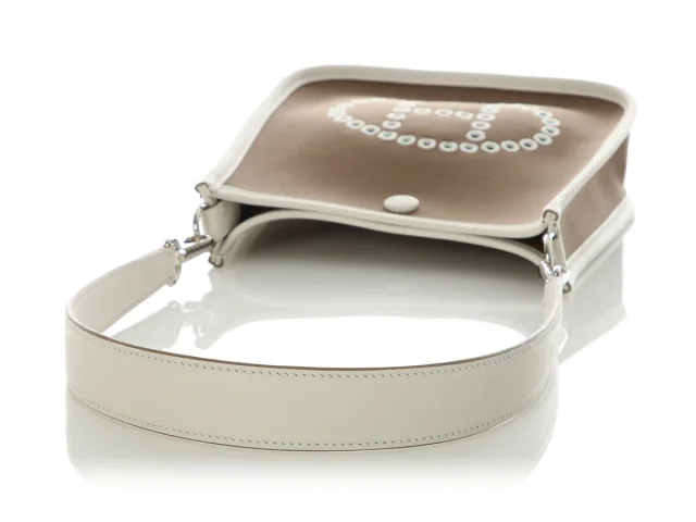 Hermès Etoupe Toile Neo Evelyne 16 in Taupe Leather from Ann's Fabulous Finds, photo 8 of 11
