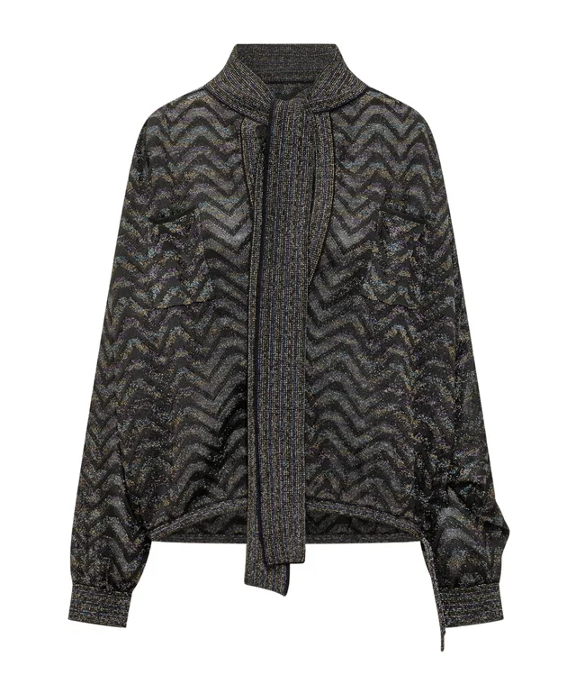 Missoni Seraphim Chevron Tie-Neck Cardigan from SENSER, photo 1 of 1